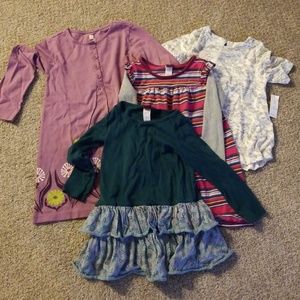 Tea Collection toddler girls lot size 4/5